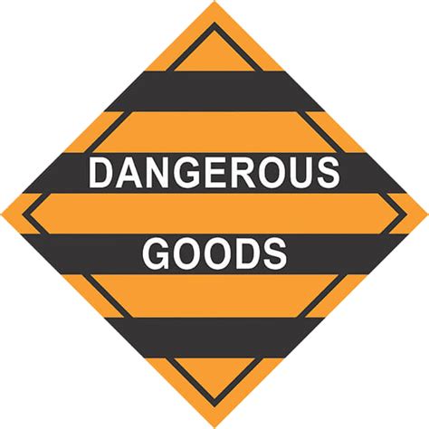 Dangerous Goods Class Sign Hazchem Labels Explained