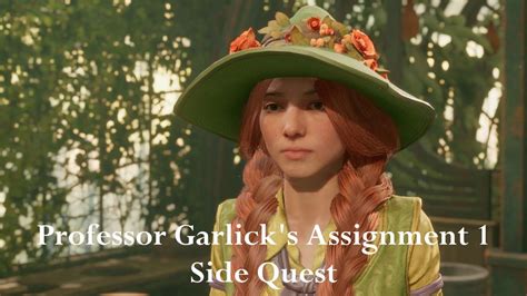 Hogwarts Legacy Professor Garlicks Assignment 1 Side Quest Youtube