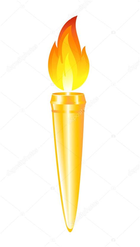 Olympic Torch Stock Vector Image By Tatus 11898107