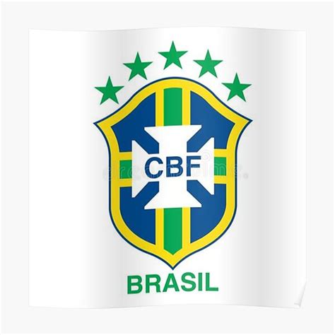 "Brazil Soccer, Logo" Poster for Sale by LinesWords | Redbubble