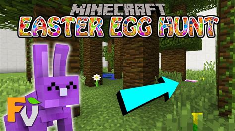 Minecraft Can You Spot The Easter Egg Easter Egg Hunt Youtube