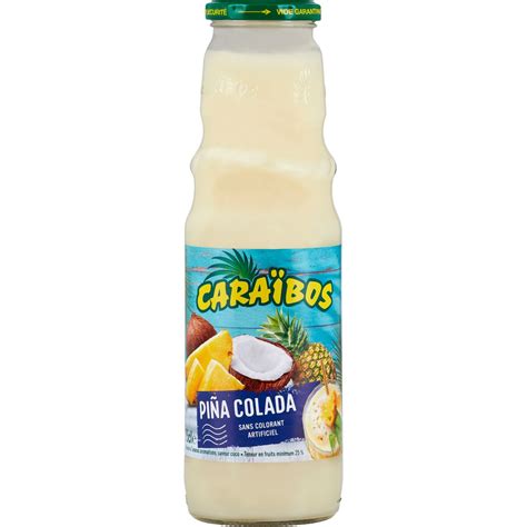 Caraibos Cocktail Pina Colada Sans Alcool Cl Pas Cher Auchan Fr