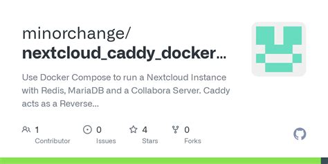 GitHub - minorchange/nextcloud_caddy_docker-compose: Use Docker Compose ...