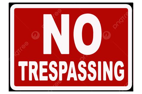 No Trespassing Sign Clipart Transparent PNG Hd No Trespassing Sign