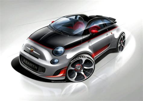 fiat 500 abarth photoshop tuning | Photoshop tuning- Virtual tuning