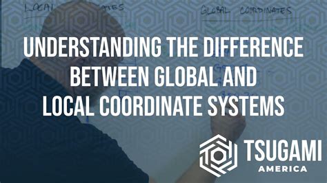 Understanding The Difference Between Global And Local Coordinate Systems Youtube