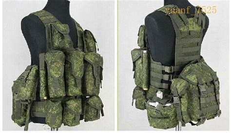 Replica Russian 6SH117 Tactical Vest Ratnik AK Combat Equipment EMR