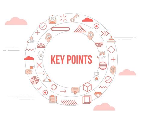 Premium Vector | Key points concept with icon set template banner and ...