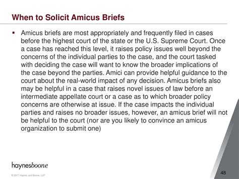 Strategic Use Of Amicus Briefs In Appellate Advocacy Ppt Download