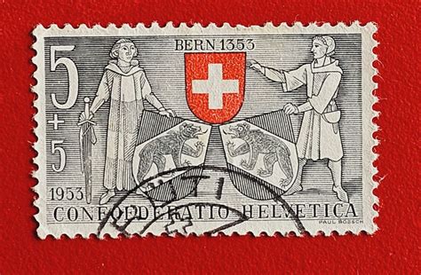 PRO PATRIA 61 WAPPEN BERN STEMPEL RÜTI 1953 Kaufen auf Ricardo