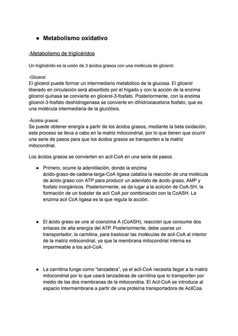 Solution Bioqu Mica Ii Metabolismo Oxidativo Control De Glucosa Fotos