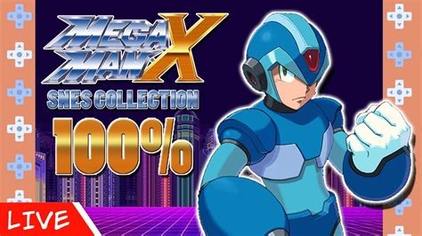 Live 131 Zerando Megaman X1 X2 X3 SNES 100 YouTube