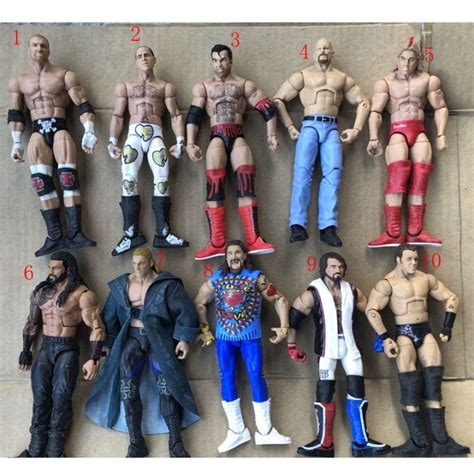 Mattel Wwe Action Figure Stone Cold Roman Reigns Razor Ramon A J