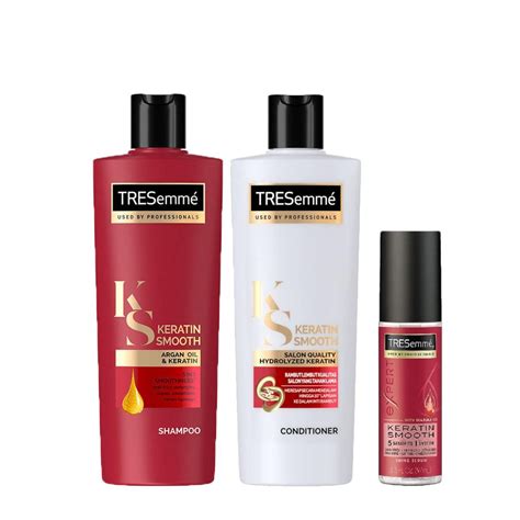 Tresemme Keratin Smooth Shampoo Conditioner Hair Serum Ntuc Fairprice