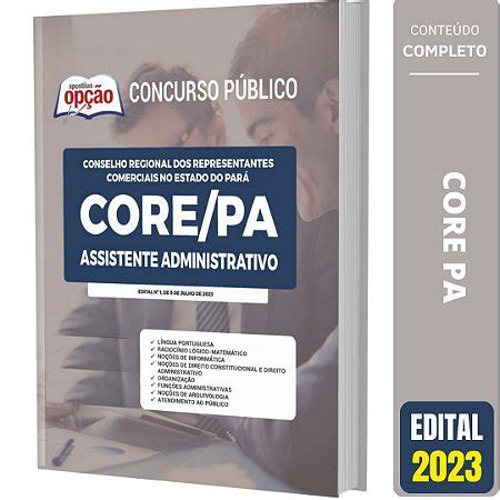 Apostila CORE PA 2023 Assistente Administrativo Solução Cursos e