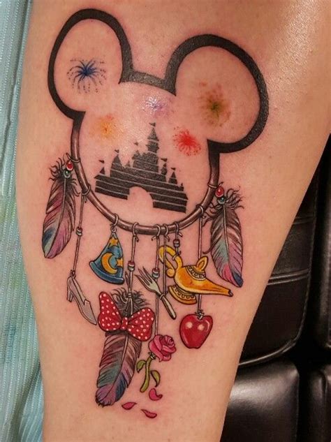 15 Disney Tattoos For Any and All Disney Lovers - Pretty Designs