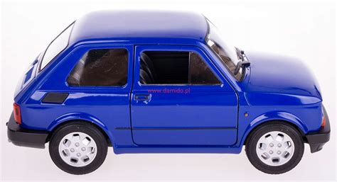 FIAT 126 P MODEL METALOWY WELLY 1 21 MALUCH NIEBIE Sklep Z Zabawkami