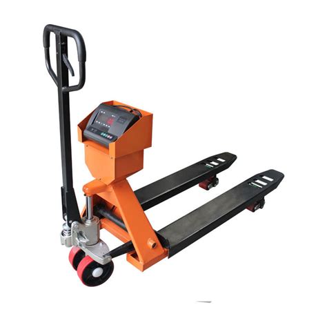 1t 3t Hand Pallet Truck Scales Weighing Machine Rs232 Interface