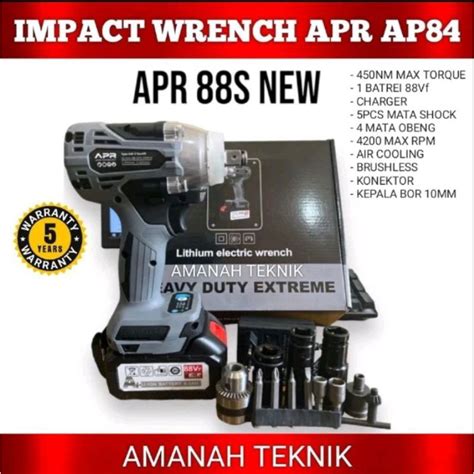 Jual Impact Wrench Apr Japan Nm Ap Speed Turbo Facelift New