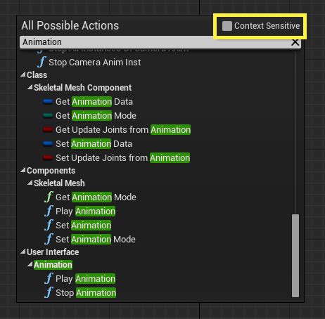 Placing Nodes Unreal Engine 4 27 Documentation