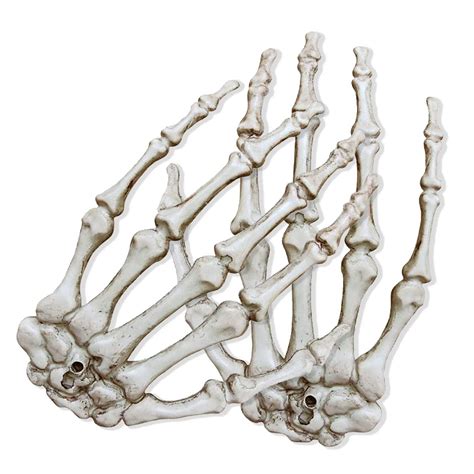 Buy Halloween Skeleton Hands, Simulation Skeleton Hands, Realistic Life Size Severed Plastic ...