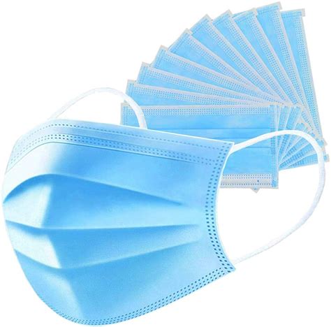 Unit Disposable Face Masks Ply Non Woven Fabric Soft Comfortable