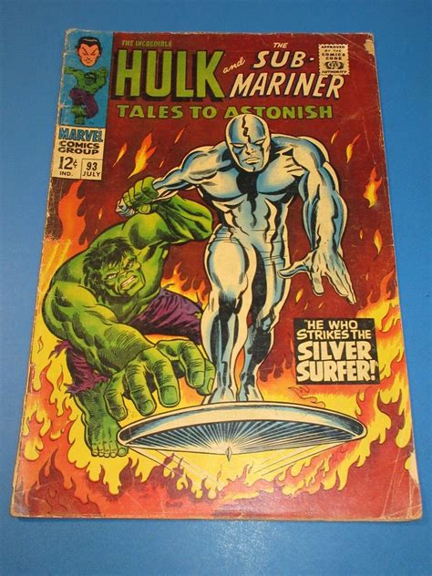 Tales To Astonish Silver Age Hulk St Silver Surfer Crossover Key