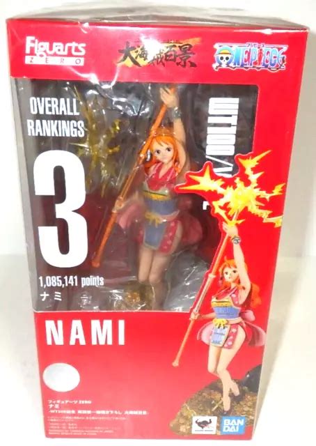 FIGURA ONE PIECE Nami BANDAI Figuarts Zero WT100 Memorial Dal Giappone