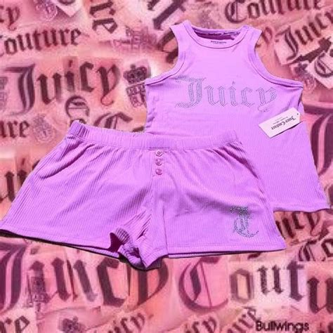 Juicy Couture Pajama Set With Tags Juicy Depop