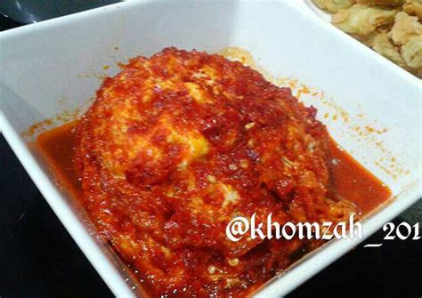 Resep Telor Ceplok Masak Sambal oleh Khomzah Nur Hozin - Cookpad