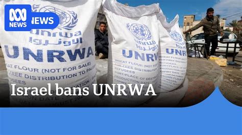 israel bans   aid agency abc news