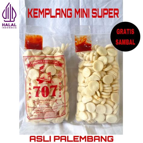 Kemplang Kerupuk Palembang Kancing Mini Super Ikan Tenggiri Khas