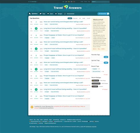 Travel SE Design Round 2 - Travel Meta Stack Exchange