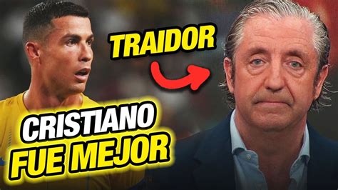 Por qué PEDREROL VUELVE a HABLAR BIEN de CRISTIANO RONALDO MEJOR QUE