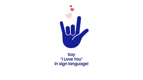 Say I Love You In Sign Language Samsung YouTube