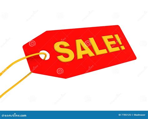 Sale Ticket Royalty Free Stock Photo Image 7785125