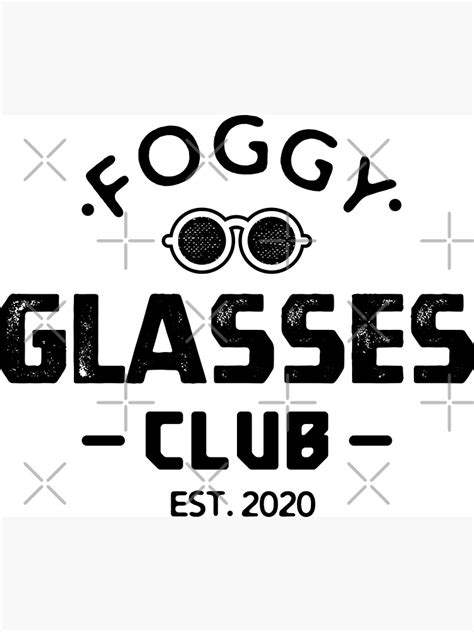 "Foggy glasses club est 2020 Black Funny vintage cool sunglasses meme ...