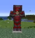 Red Netherite Armor And Tools Minecraft Texture Pack