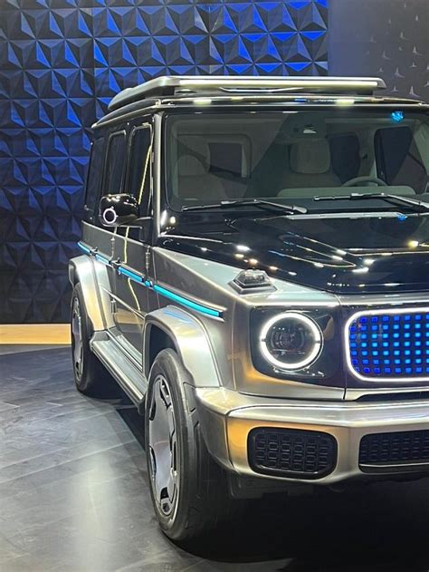 Mercedes Benz Eqg Electric G Wagon Concept Steals The Show At Bharat Expo 2024