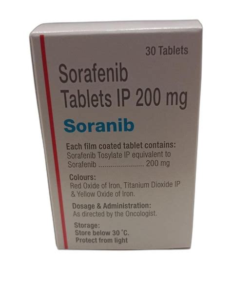 Soranib Sorafenib Mg Tablets Treatment Anti Cancer Medicine Cipla