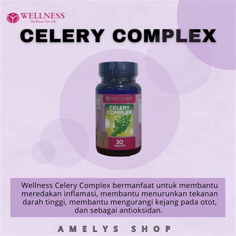 Jual WELLNESS Celery Complex 30 Kapsul Membantu Meringankan Tekanan