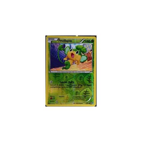 Carte Pokemon Reverse Feuillajou Pv Xy Impulsion Turbo