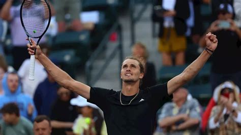 ATP Indian Wells Alexander Zverev Bezwingt Alex De Minaur Und Macht