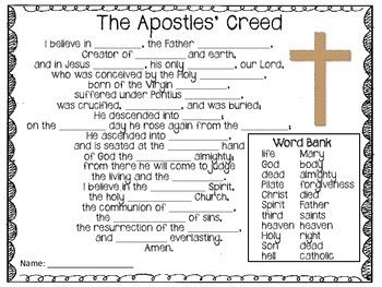 Apostles Creed For Kids | Kids Matttroy