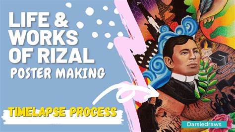 Life Works Of Dr Jose Rizal Poster Making Ideas Time Lapse Youtube