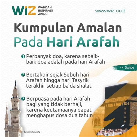 Kumpulan Amalan Pada Hari Arafah Wahdah Inspirasi Zakat