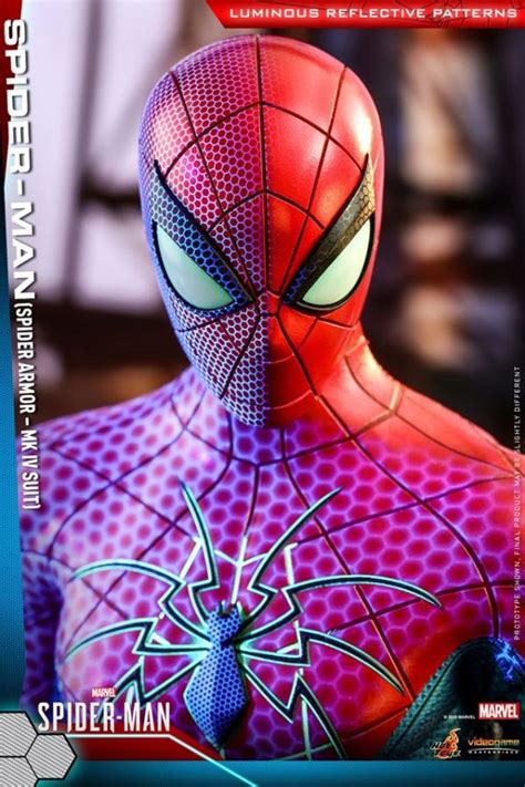 Hot Toys Th Scale Spider Man Spider Armor MK IV Suit Rio X Teir
