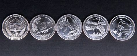 10 Coin Set Of Circulating 2015 America The Beautiful Quarters Coinnews