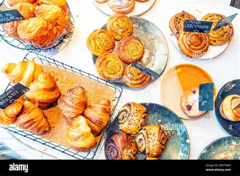 A Delicious Display Of Freshly Baked Pastries Tempting Onlookers With