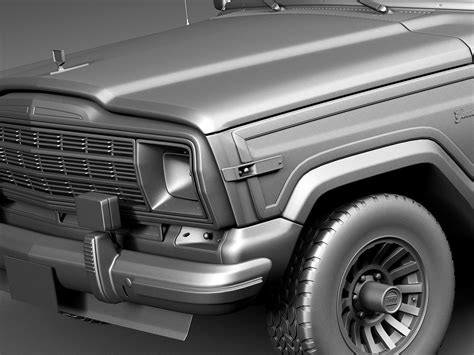 Jeep Wagoneer Woody 1980 3D Model $129 - .3ds .fbx .lwo .max .obj .c4d ...